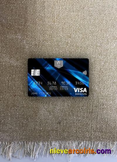 USA USAA bank visa signature card photolook